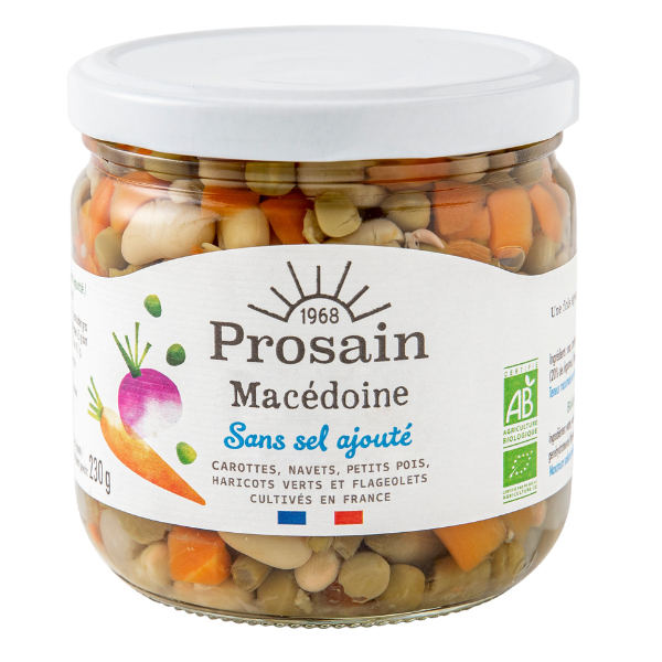 Prosain -- EOL Macédoine bio et sans sel ajouté - 345 g