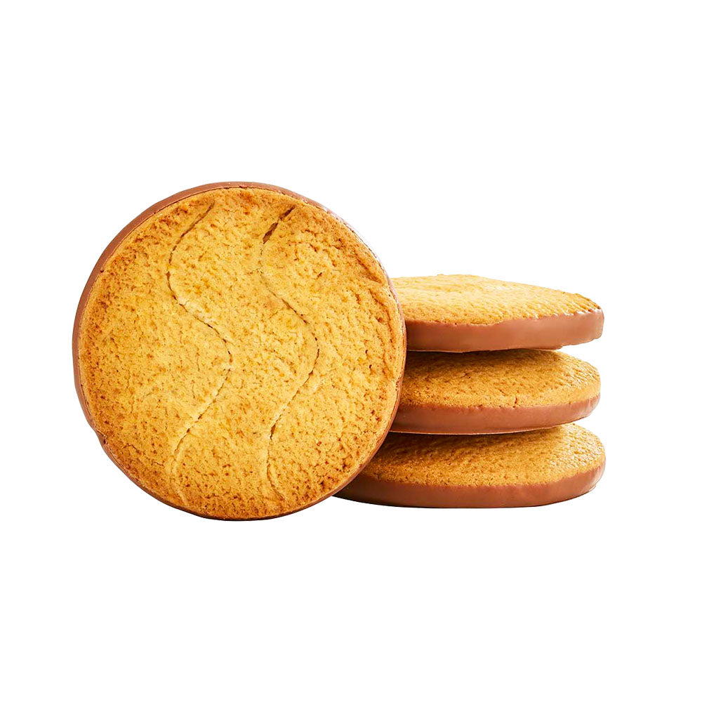 Biscuit nappé chocolat au lait bio - 1