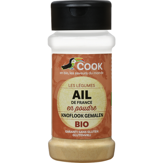 Cook épices -- Ail bio en poudre (origine France) - 45 g